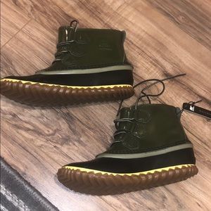 Sorel Waterproof Lace Up Rain Boot